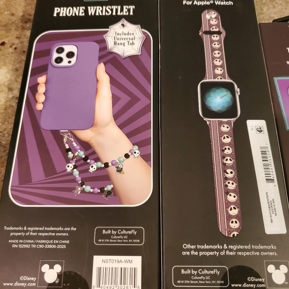 Disney The‎ Nightmare Before Christmas Apple Watch Band Set 3 Piece Series 1-10